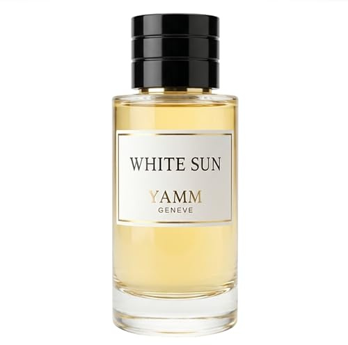 YAMM Genève White Sun Extraito de Perfume 50 ml – Perfume Unisex con Pistacho, Nardo y Coco – Fragancia Floral Solar Ambarada – Larga Duración 18h