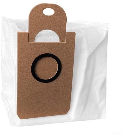 Besttoolifes Lot de 5 sacs à poussière et chiffons de rechange pour aspirateur robot Kogan G80 et balai à franges en tissu non tissé, filtration durable