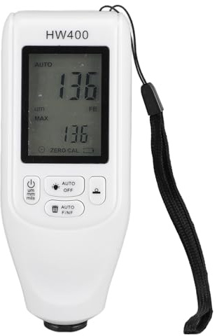 NOENNULL Misuratore di Spessore del Rivestimento Digitale, Sonda Ultra Alta, Misuratore di Spessore del Rivestimento di Vernice con Display LCD Retroilluminato per lo della Vernice automobilistica.