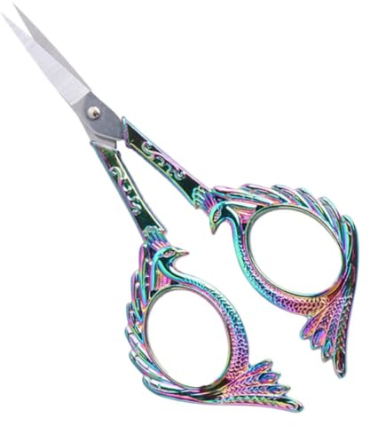 DRESSOOS Ciseaux à Sourcils en Acier Inoxydable Légers et Stylés, Bordure à Broder Coupe Précise des Sourcils Quotidien