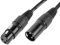 Cascha Cavo per Microfono Professionale - Premium Microphone Cable Jack XLR Jack to XLR Plug XLR (1m, nero) - Cavo audio di alta qualità