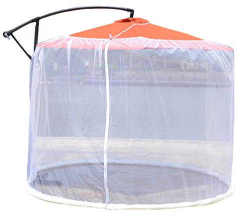 Baijiaye Zanzariera per Ombrellone,Ombrellone da Giardino Portatile per Esterni Set di schermi Screen House - Adatta per Gazebo,Ombrelloni Copertura per Reti Anti-Insett Nero B 1#300 * 230cm