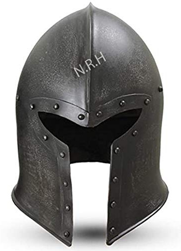 Nautical Replica Hub Barbuta Herren Helm Stahl Metall W/Liner LARP