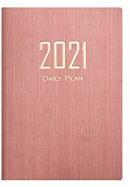 Kalender 2021 A5, Terminplaner Ringbuch, Terminkalender, 365 gute Tage - Wochenplaner, Tagesplaner und Notizbuch für mehr Achtsamkeit (Rosa)