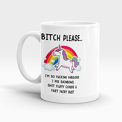 Kaffekopp rolig I'm so Fabulous födelsedagspresenter för kvinnor män, 325 ml ny mugg för bästa vän, grattis på födelsedagen mugg trettio fester kopp idé som ett skämt årsdag bästa vuxen