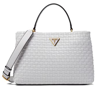 GUESS Lisbet Woven Handbag Stone