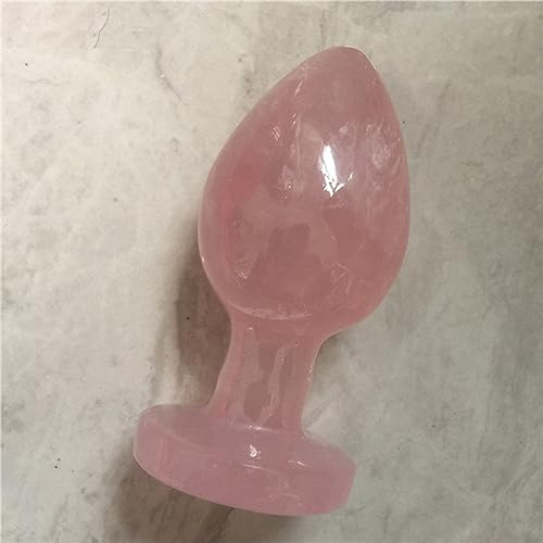 Baguette De Massage En Cristal Naturel, Pierre Précieuse Yoni Pour Femme, Pierre De Guérison, Bâton De Massage, Cristal De Guérison, Exercice Musculaire Du Plancher Pelvien, Rose 1 Pièce