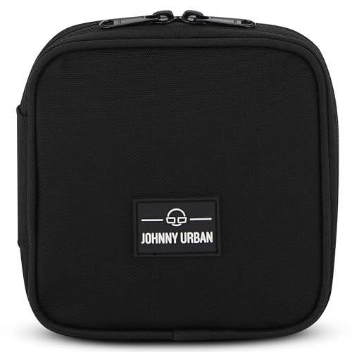 Johnny Urban Kabeltasche Organizer Black - Ted - Stylische Kabel Tasche für Reise & Travel - Tech Case als Zubehör Bag Accessoires - Elektroniktasche aus Recyceltem Material