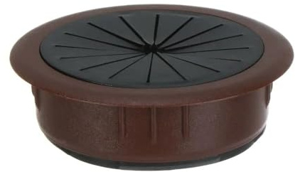 Desk Grommet,Cable Grommet 2PCS Grommet 2 Inch Grommets in Desk, Table, and Furnitures for Hole Cover, Wire Pass Through(Brown)