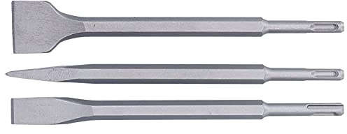 CFTGIW 3 Piezas de Cincel de Acero Carbono Escalado Plano de Martillo Giratorio Bits de Taladro para Azulejos de Hormigón (#1)