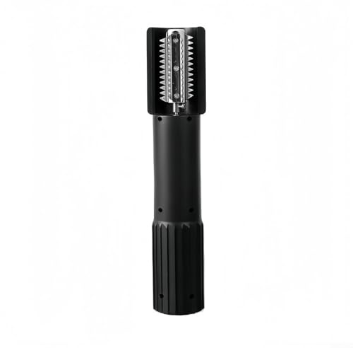 Détartreur électrique sans fil, lame à rouleau en acier inoxydable 304, rechargeable par USB, grattoir à éplucher les poissons (noir)