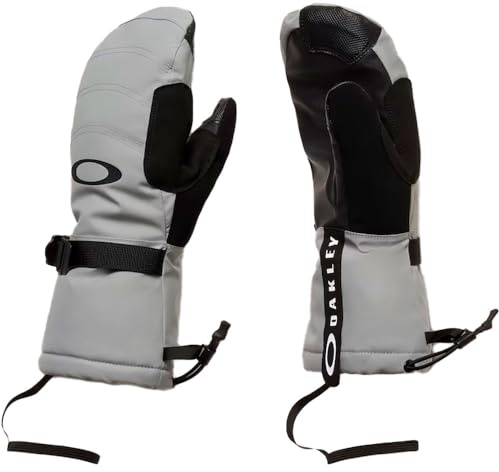 Oakley Mens Powder Ridge Mittens, Cement, Large