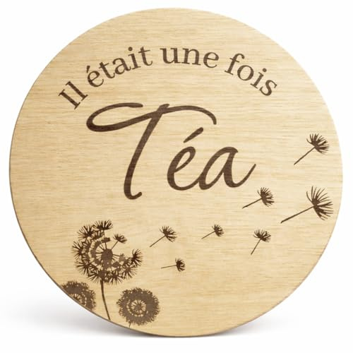 Hidoo Panneau Bienvenue Bébé Rond en Bois, Texte et Prénom Personnalisable, Panneau pour la Séance Photo de Naissance, Thème Pissenlit, Idée Cadeau, Décoration Champêtre, Souvenir, Fait Main