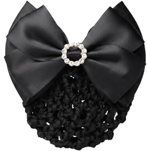 Haarspange mit Satinschleife und Strasssteinen, Haarschmuck, Haarschmuck, für Damen und Mädchen, Haarzubehör