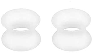 Bcughia Ohr Tunnel 8mm Silikon Flesh Tunnel Plug Reifen Ohrringe Tunnel Set, 2 Stück