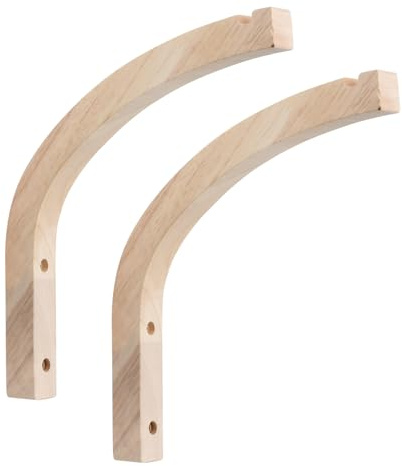 HoaaiGo Blumenampel Wandhalterung Holz, 2 Stück Pflanzen Pflanzer Hängend Wandhaken, Wandhaken Montiert Pflanzen zum Aufhängen, Flanzen Aufhänger Drinnen Oder Draußen für Pflanzgefäße, Laternen