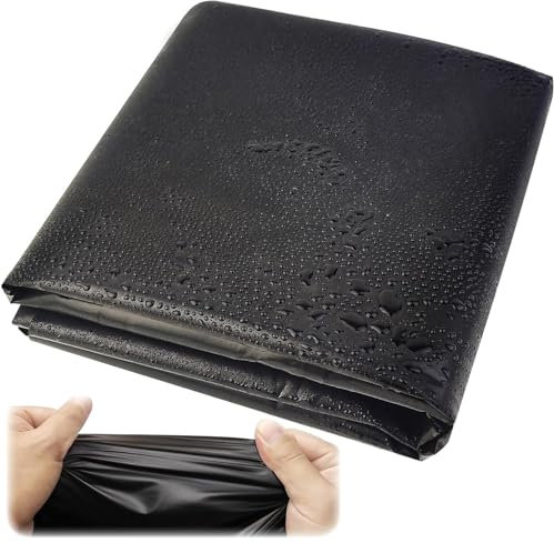 SYEUAMR Peces Revestimiento de Estanque 0.12mm jardín Pond Liner Flexible Lona Estanque para Cascada, Agua, Jardín, Paisajismo 8×10.0 10×10.0 10×15.0 15×15.0m