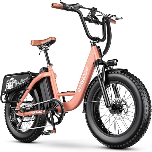 1500W Peak Electric Bike for Adults, 70Miles & 30MPH Electric Bicycle, 20''×4.0 Fat Tires for Urban Commuters,7 Speed Mountain Ebike Color Rose Pink e Bike Electric Women
