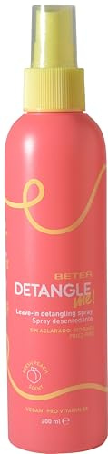 Beter - Leave-in Detangling Spray 200ml With Pro Vitamin B5, coconut oil, shea butter, and aloe vera. Hydrates, nourishes, and controls frizz. Vegan conditioner for all hair types.