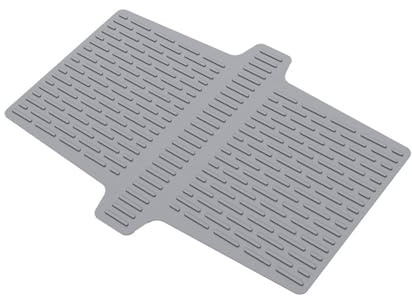 Qsvbeeqj Resistente al calor para lavavajillas estructurado seguro cojín de silicona gruesa de protección contra arañazos estera de drenaje para lavavajillas