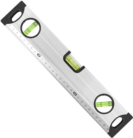 Niveau à Bulle | Règle Niveau 30 cm avec 3 Bulles - Magnétique en d'Aluminium Précise pour Travail du Bois Rénovation Maison Installation Étagère | Rénovation Construction Sol Maison