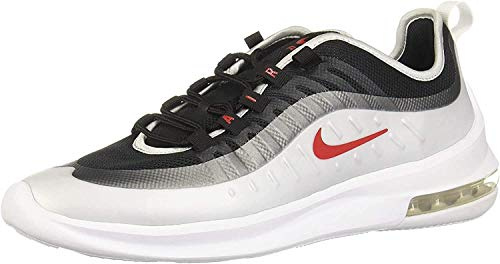 NIKE Men's Nike Air Max Axis Running Shoes, Multicolour Black Sport Red Mtlc Platinum White 009, 11 UK