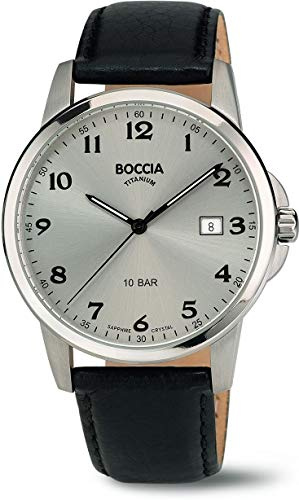 Boccia HerrenArmbanduhr Analog Quarz Leder 3633-03