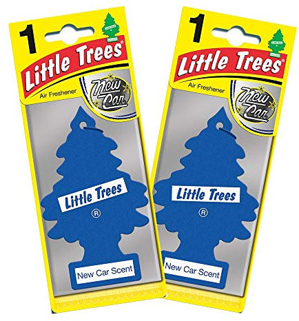 LITTLE TREES Car Air Freshener Twin Pack - New Car