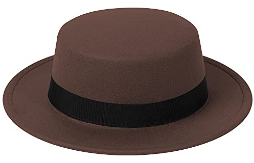 Fedora Hats for Men Women - Pork Pie, Flat Top, Boater, Wide Brim Coffee Hats
