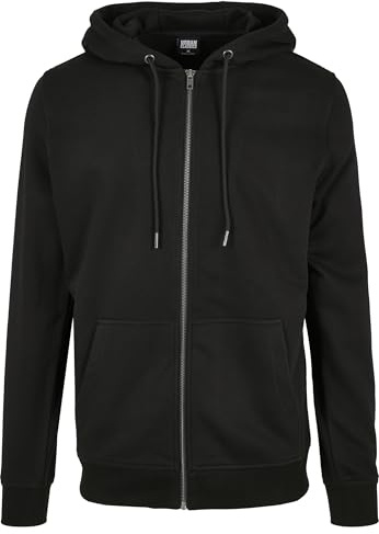 Urban Classics Herren Basic Terry Zip Hoody