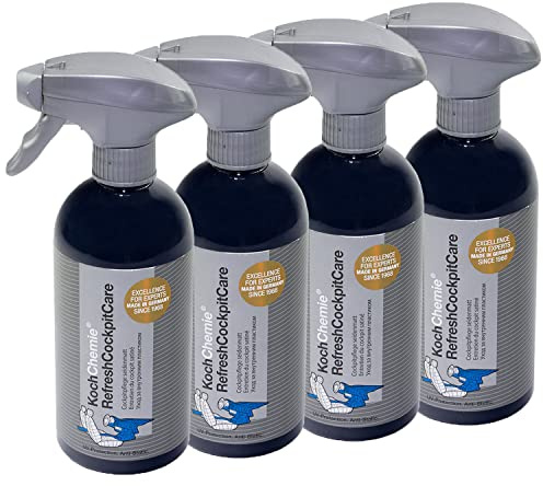 Cuidado de cabina satinado mate Refresh Cockpit Care Koch Chemie 4 x 500 ml