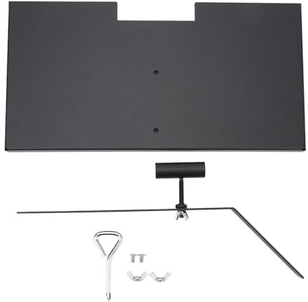 Tomotato Gedenkstein-Halter, Grabstein-Ständer, Markierungshalter aus Eisen, Lichtbeständig, Einfache Montage, Matte Oberfläche, Abflussloch, Gedenkstein-Plakettenständer für Geliebte Haustiere