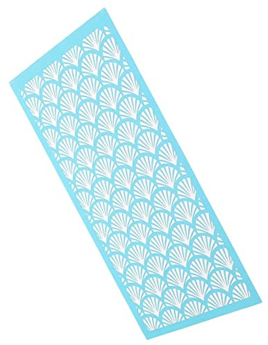 OHPHCALL Reusable Silk Screen Stencil for Polymer Clay Geometric Stencils for Crafting