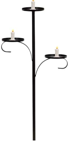 Portacandele di Natale | Portacandele in ferro per decorazione 'albero | Candelieri alti decorazione 'albero illuminato decorazione del candeliere per stoviglie camera da letto