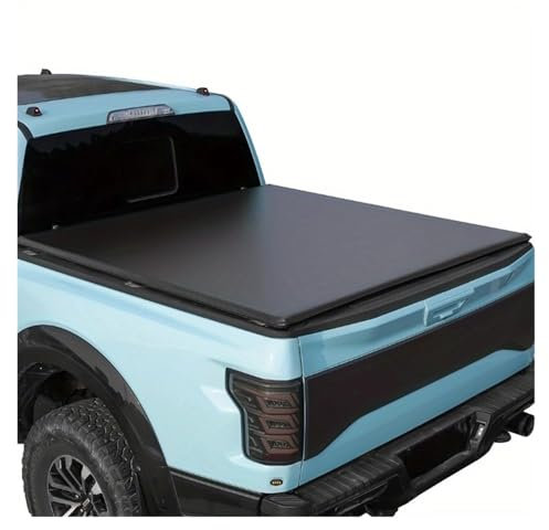 YBDFCBF Soft Fold Tril Flod Truck Bed Persenning for Ford Ranger 2019–2024 5Ft Short Box Pickup