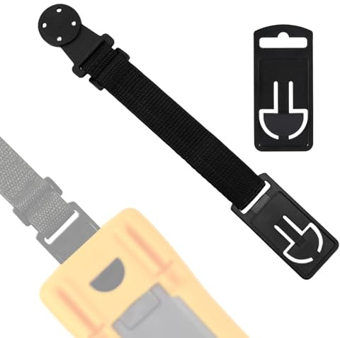 Magnetic Strap Kit, Hanging Loop Strap Magnet Hanger Set Hanging Kit Accessories for Fluke Digital Multimeter (Black)