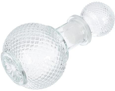 BUGUUYO Glasflaschendekanter mit Verschluss 250ml für Whisky und Brandy | Präzise Dosierung, Weniger Verschwendung, Schnelle Belüftung, Schlichtes Design, für Zuhause und Vielseitige Nutzung
