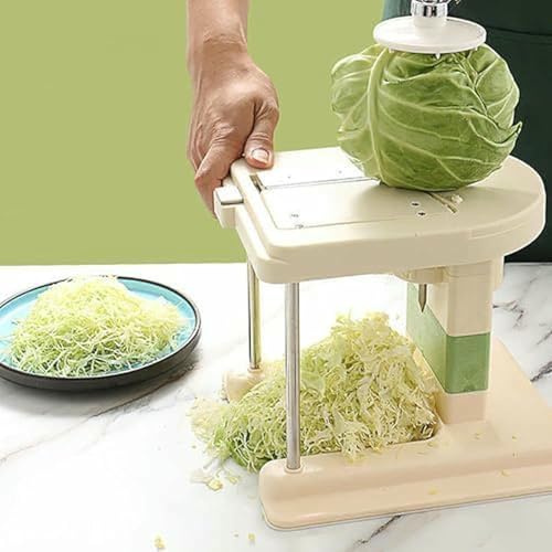 YGHBFRSZ Trituradora De Repollo Multifuncional con 3 Cuchillas De Acero Inoxidable, Ancho De Corte Ajustable para Una Preparación Sin Esfuerzo, Ideal para Uso De La Cocina Y Los Restaurantes