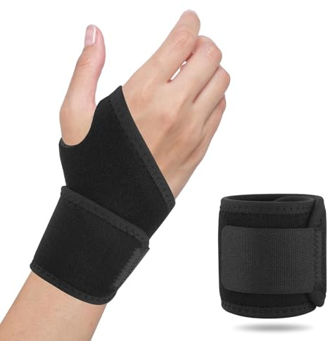 Handgelenk bandagen, bandage handgelenk Bandage, Handgelenkstütze sport, Sehnenscheidenentzündung, Schmerzlinderung, Arthritis, Einstellbare Kompression Bandage Handgelenk [Rechts/Links], (Schwarz) | Handgelenkstütze sport, Sehnenscheidenentzündung, Schmerzlinderung, Arthritis, Einstellbare Kompression Bandage Handgelenk