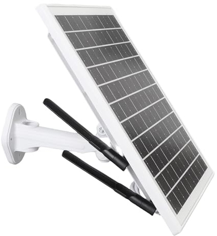 Ejoyous Routeur Modem 4G LTE à énergie Solaire avec Batterie 25600 MAh Panneau Solaire 15 W IP66 étanche jusqu'à 50 M de Portée pour Camping-Car Extérieur