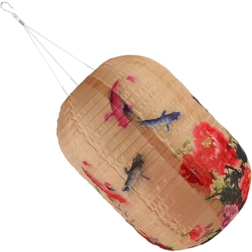 Lanterne Suspendue, Style Japonais, en Nylon, Pliable, Étanche, pour Jardin, Cour, Arbre, Table, Décoration De Noël