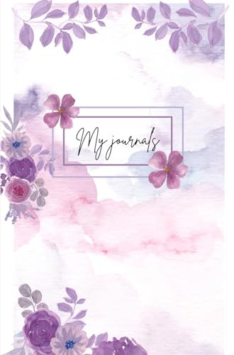 Daily floral journal: A soft watercolour floral notebook for writing, note taking, planning and reflection