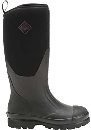 Muck Boots Women's Chore Classic Tall Pull On Waterproof Wellington Boot, Black, 6