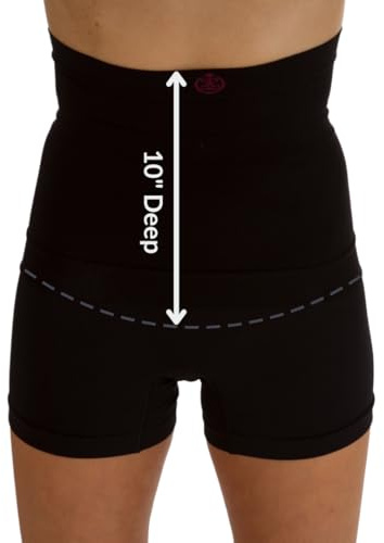 Comfizz 10 Waistband with Silicone Grip | Unisex Belt for Stoma | Bag Cover | Hernia & Kidney Aid | Post-Surgery (2XL/3XL,Black)