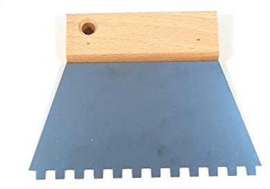 150mm 6x6 Zahnspachtel Kleberspachtel Trapez Flächenspachtel Spachtel Edelstahl