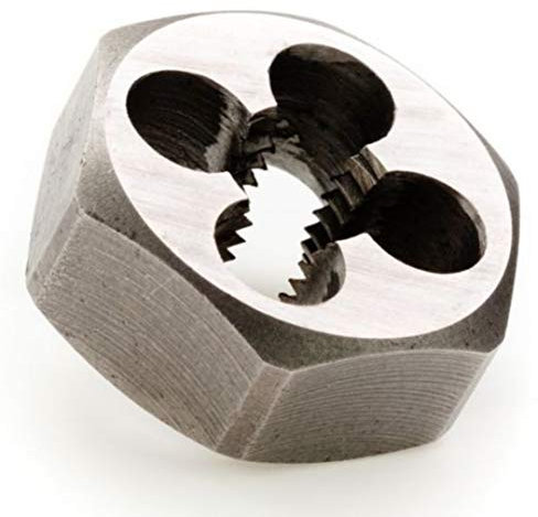 M10 x 1.5 HSS Hexagon Die Nut Metric Course. Threading/Hex Shank Hexagonal (M10 x 1.5 (10mm))