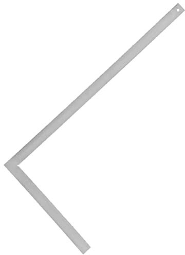 Karl Dahm Maurerwinkel ohne Anschlag, 1000mm I Flacher Metallwinkel für das Ausrichten und Anreißen von rechten Winkeln – 11282