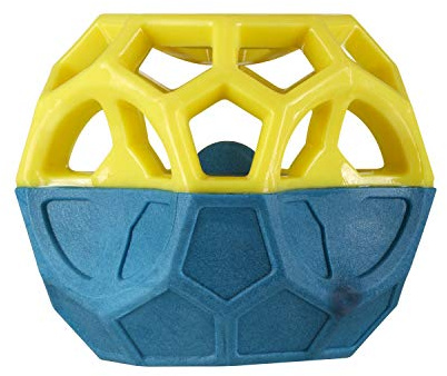 PetLove 4932 Nuzzle Puzzle, unterhaltsames Geduldspielzeug für die Snack-Suche, quitschendes Kauspielzeug für Hunde, Würfelform 140 g