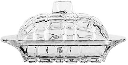 Butterdose 1 stücke Glas Buttergeschicht Käsegericht Premium Butter Teller mit Deckel Restaurantbedarf Einfach zu bedienen und 100% Food Safe - Spülmaschine Safe Butterdose Keramik ( Color : B )