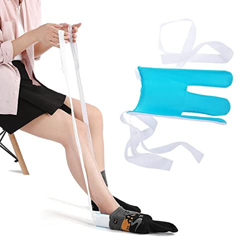 TSHAOUN Anziehhilfe für Socken und Strümpfe, Sockenhilfe Ist Leicht und Leicht zu Tragen,Kann Beim An- Und Ausziehen von Socken Helfen, ältere, Behinderte Anziehhilfe für Socken und Strümpfe (1 Pack)